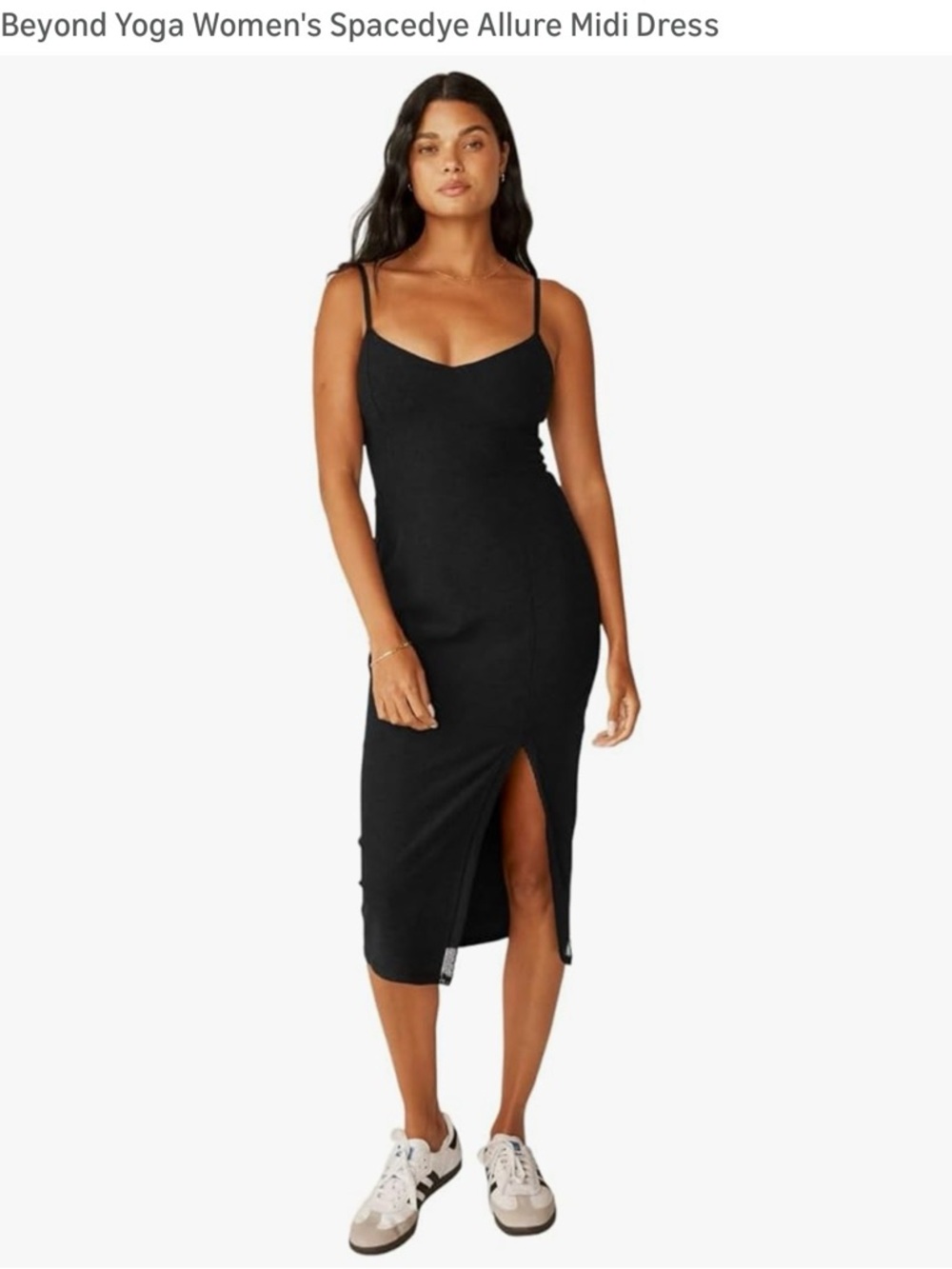 Beyond Yoga Spacedye Allure Midi Dress - Darkest Night / M
